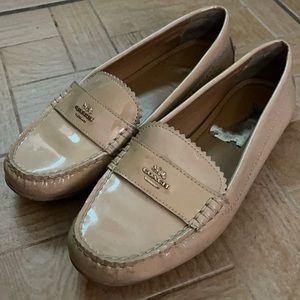 Coach nude loafers